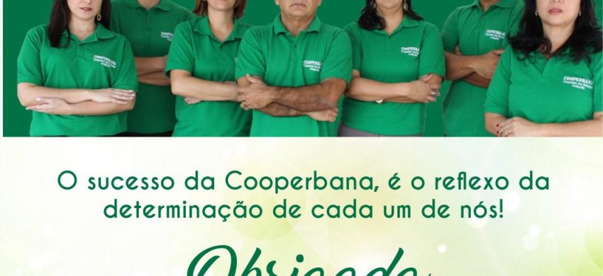 Nosso reconhecimento e agradecimento a todos que fizeram e fazem parte da nossa cooperativa!