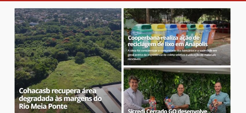 Cooperbana realiza ação de reciclagem de lixo em Anápolis